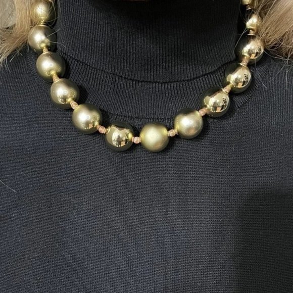 ✨Stunning Vintage Christian Dior Gold Beads Necklace - Picture 3 of 3